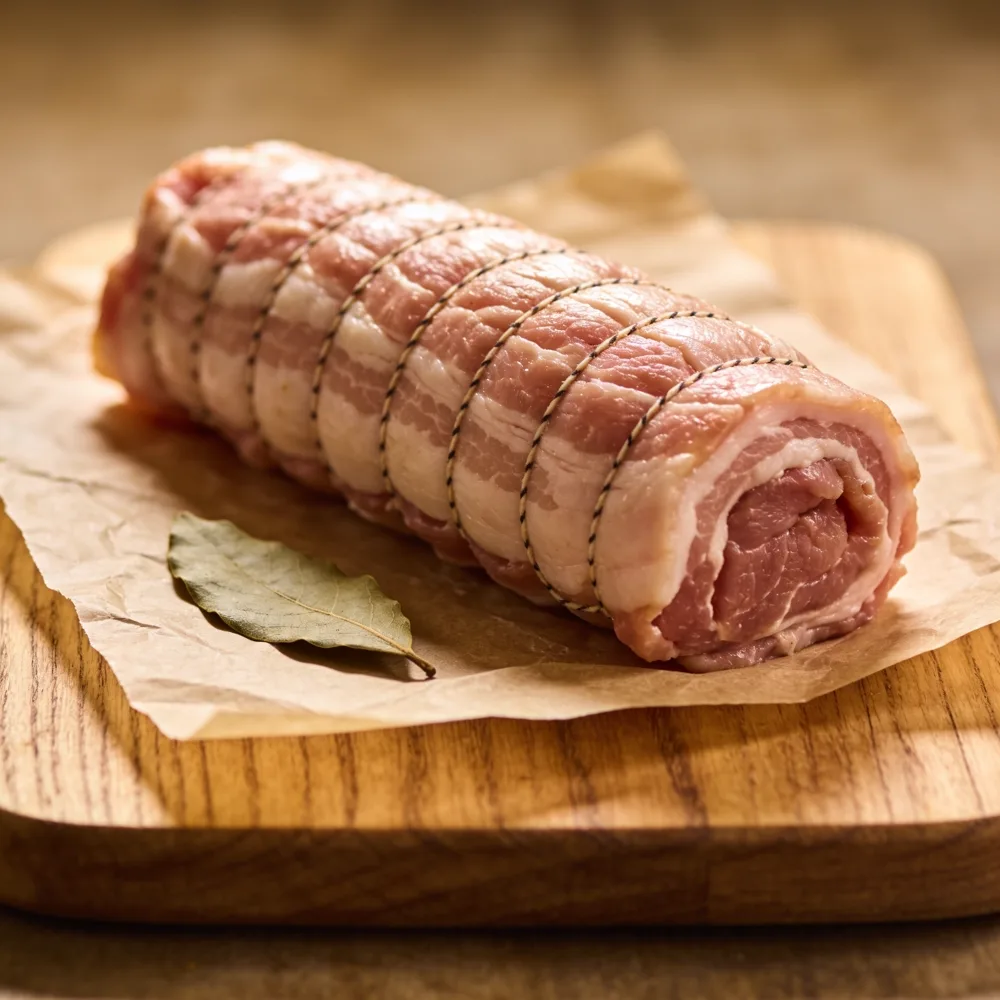 Rolled pork loin joint